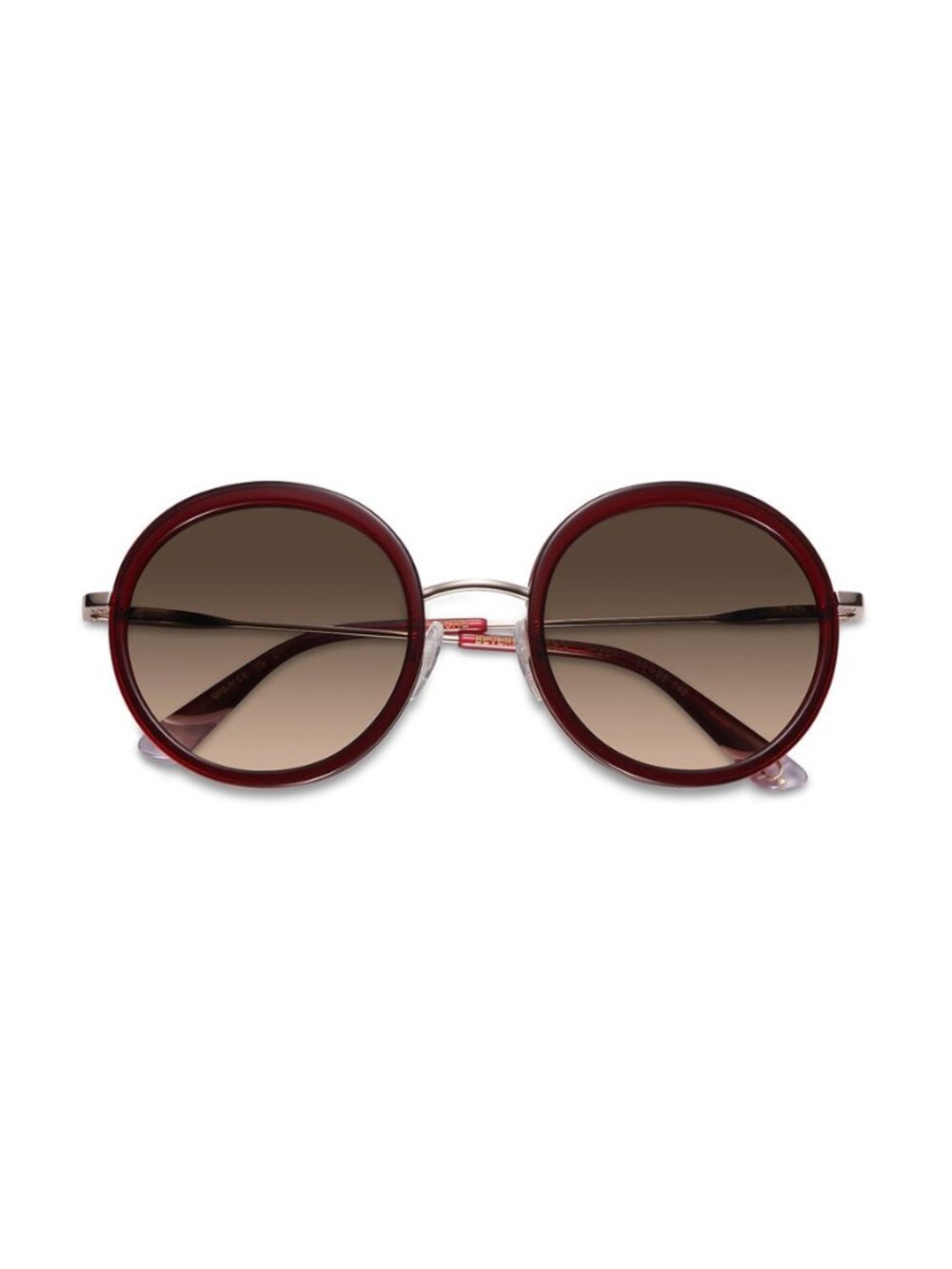 New Etnia Barcelona Women's Sunglasses Silver Round Transparent Lens Acetate